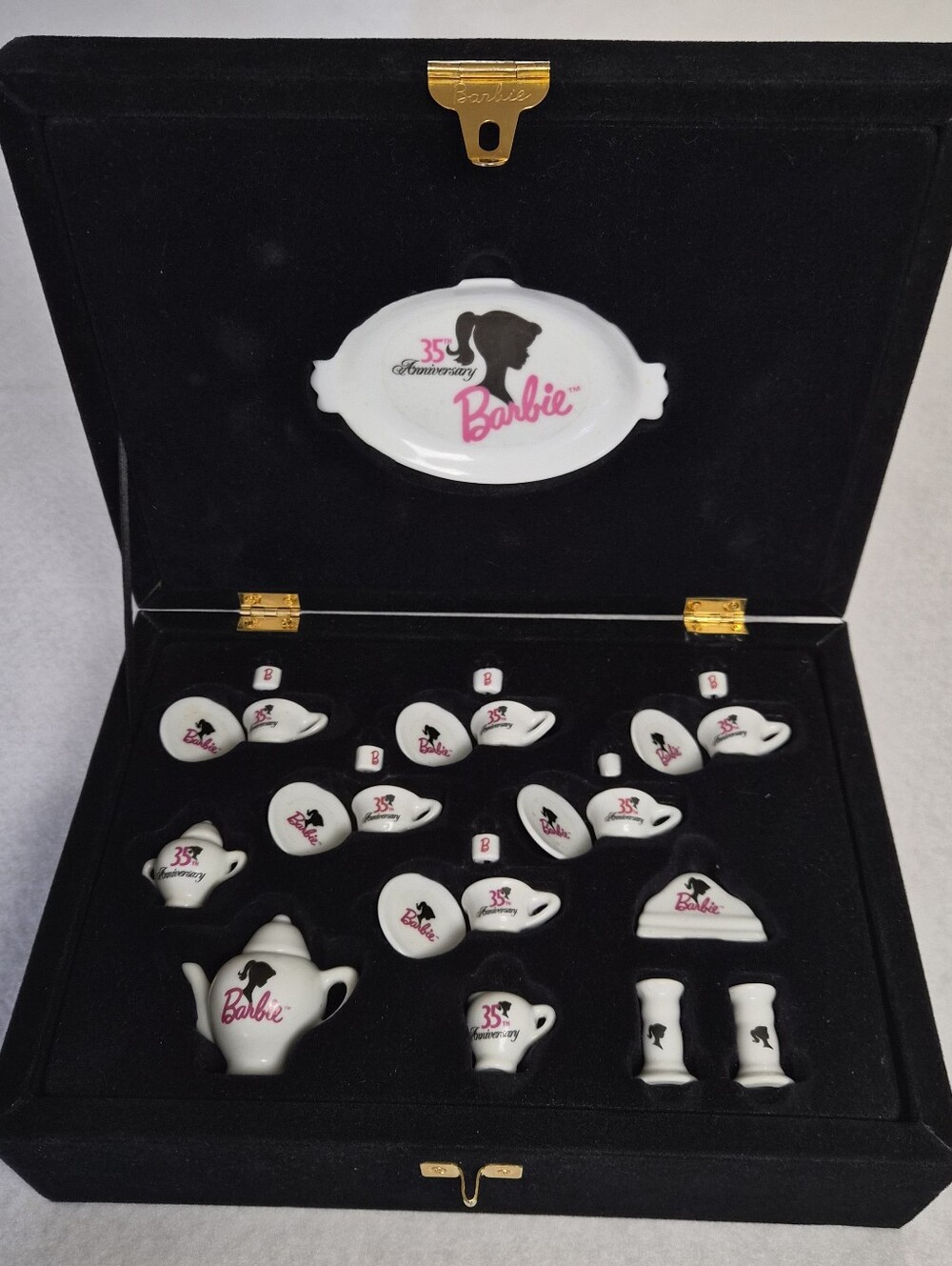 1994 Barbie Collectible Tea Set Vintage